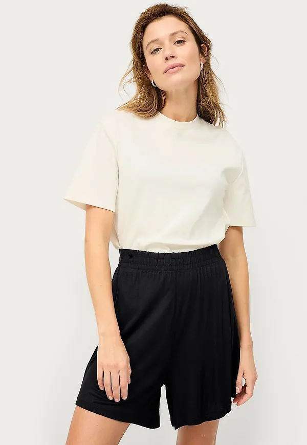 Ellos Collection - Trikåshorts - Svart