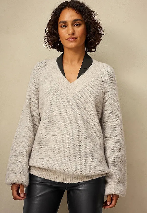 Ellos Collection - Tröja Kate Premium - Beige