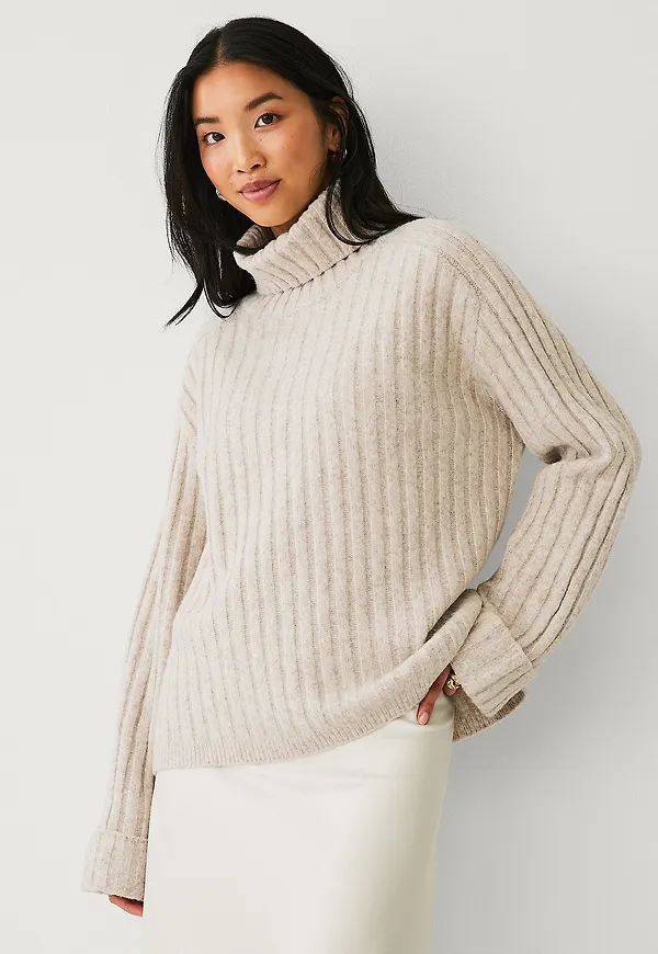 Ellos Collection - Tröja med polokrage - Beige