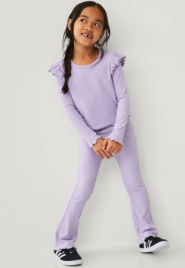 Ellos Collection - Utsvängda leggings - Lila