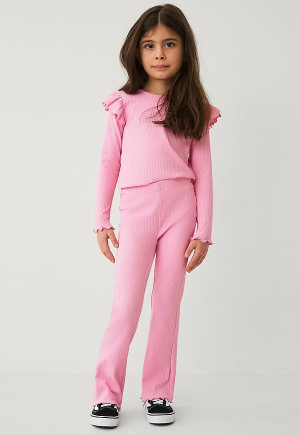 Ellos Collection - Utsvängda leggings - Rosa