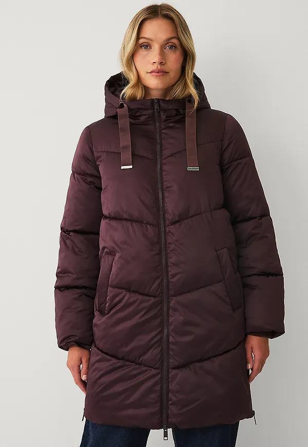 Ellos Collection - Vadderad kappa - Brun