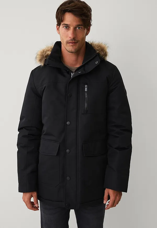 Ellos Collection - Varmfodrad parkas - Svart