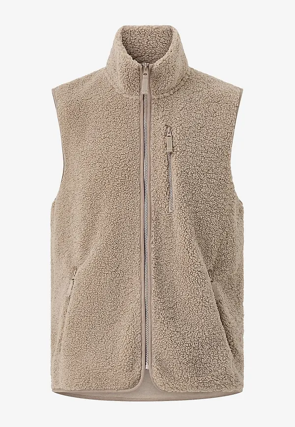 Ellos Collection - Väst i pile - Beige