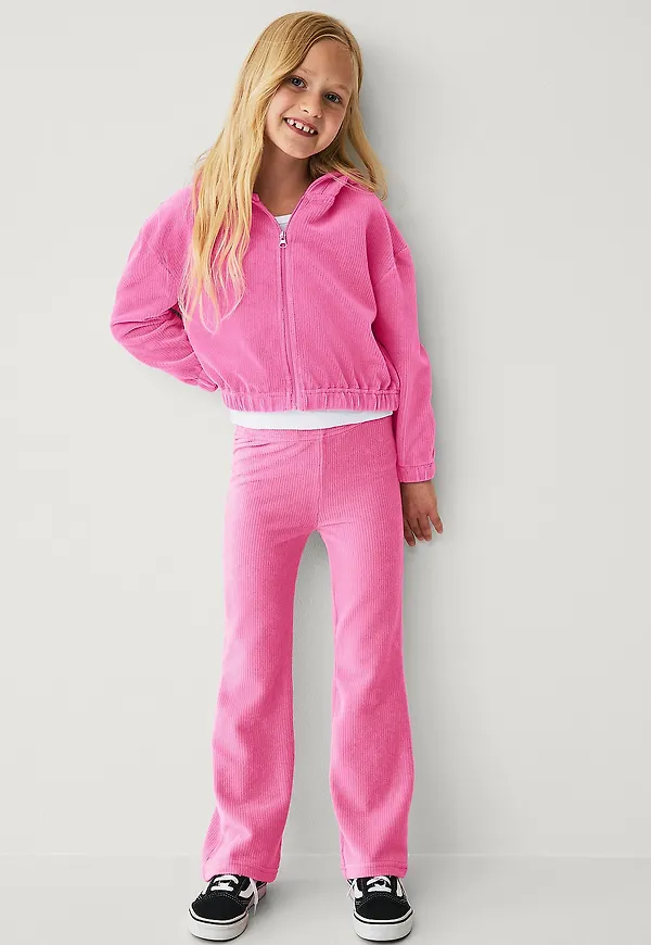 Ellos Collection - Velour leggings - Rosa