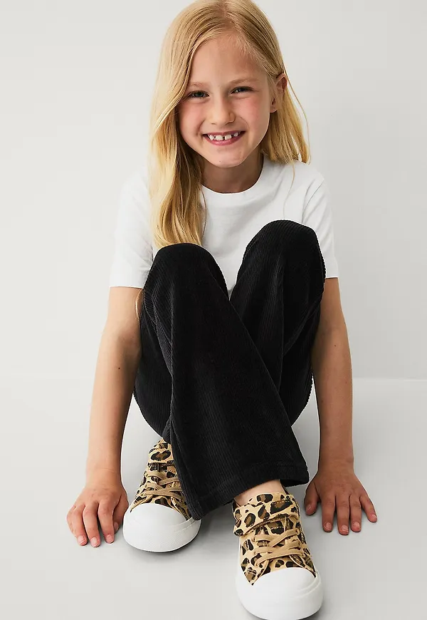 Ellos Collection - Velour leggings - Svart
