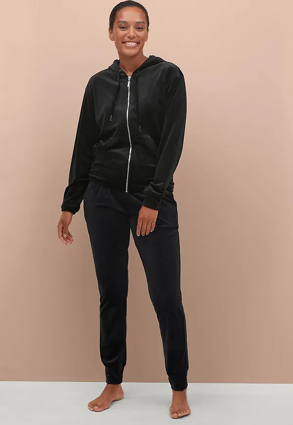 Ellos Collection - Velourbyxor Alyssa - Svart