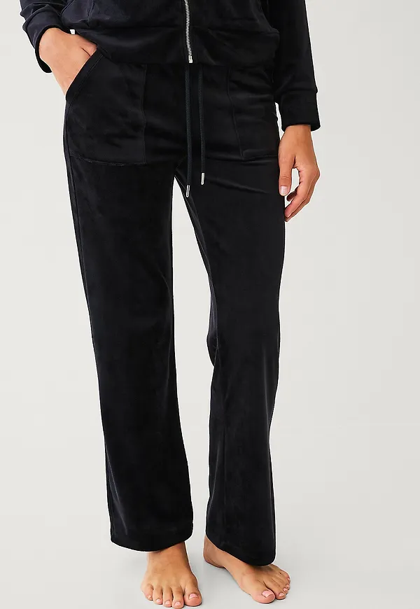 Ellos Collection - Velourbyxor - Svart