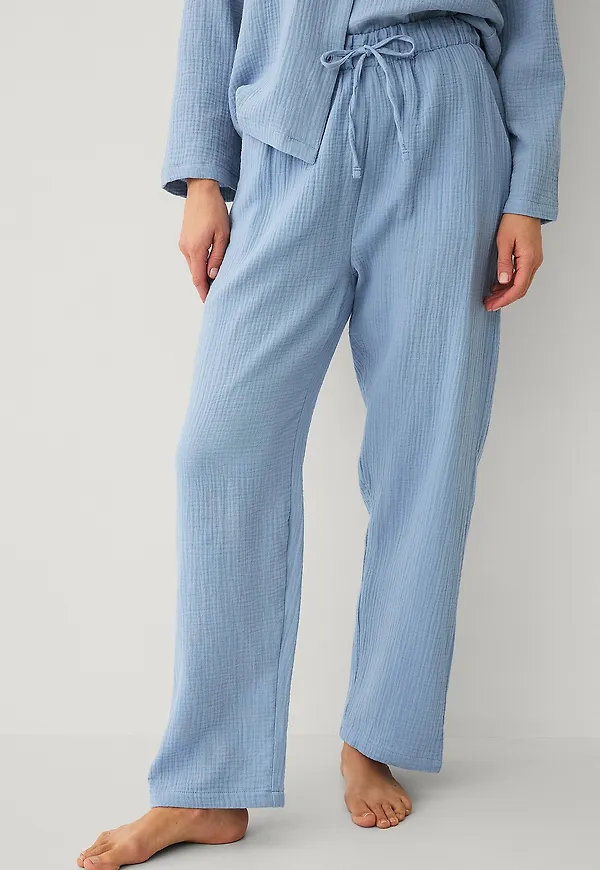 Ellos Collection - Vida pyjamasbyxor - Blå