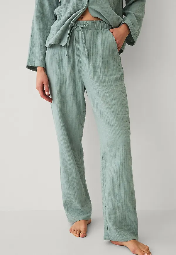 Ellos Collection - Vida pyjamasbyxor - Grön