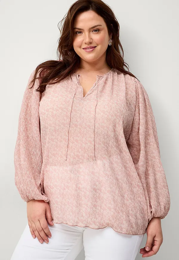 Ellos Plus collection - Blus Therese - Rosa