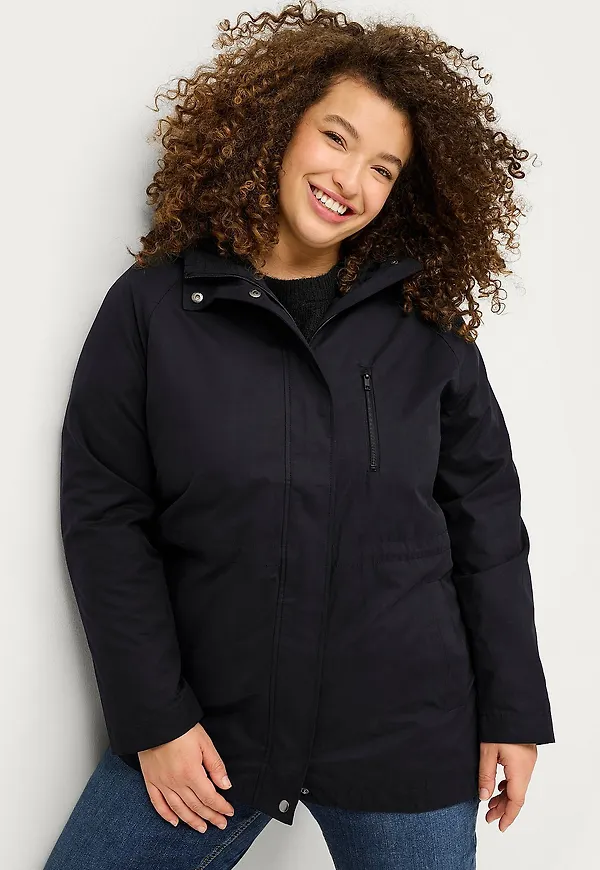 Ellos Plus collection - Jacka Lotta - Svart