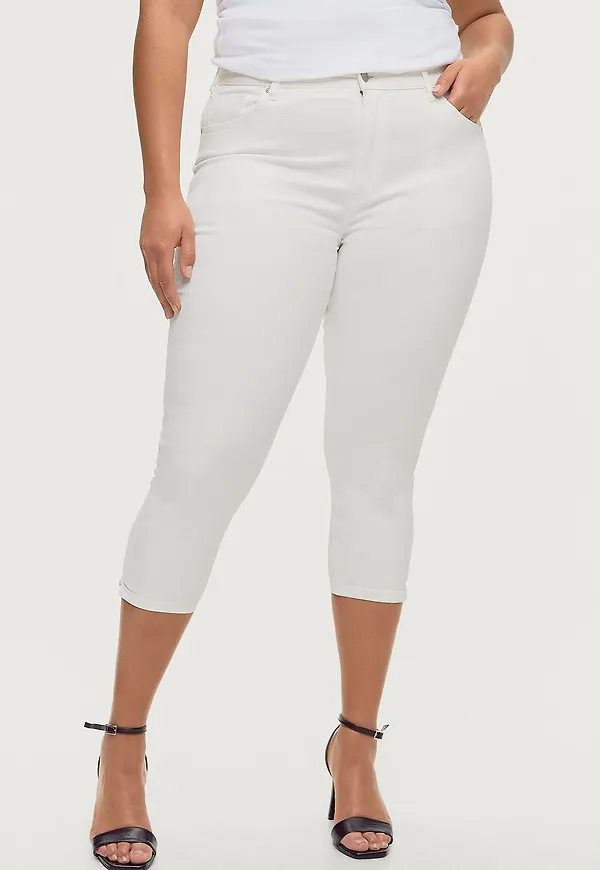 Ellos Plus collection - Jeans Livia Capri - Vit