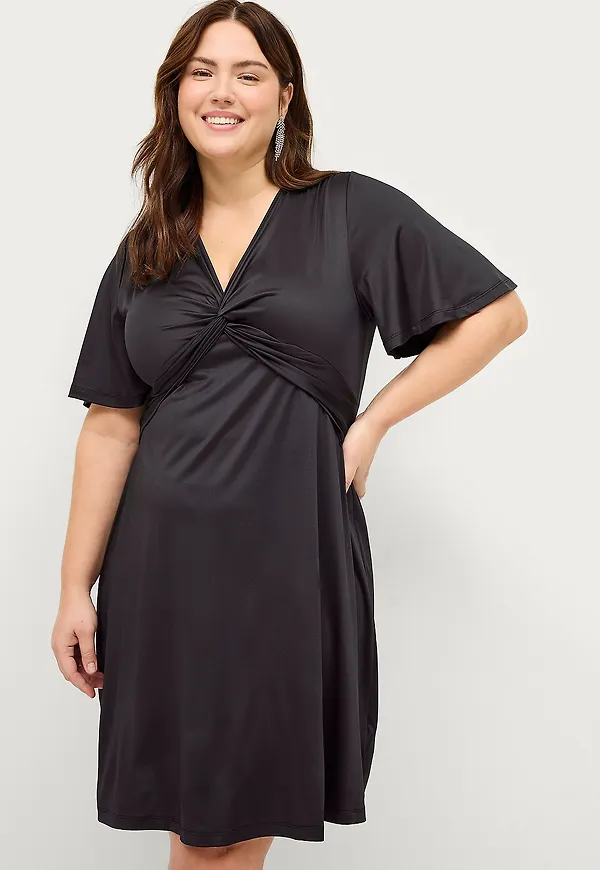 Ellos Plus collection - Klänning Carolina - Svart