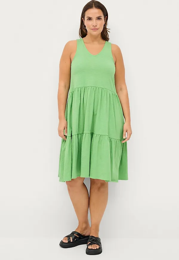 Ellos Plus collection - Klänning Ebba - Grön