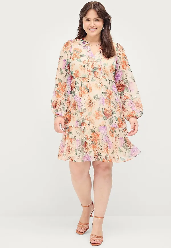 Ellos Plus collection - Klänning Lotten - Rosa