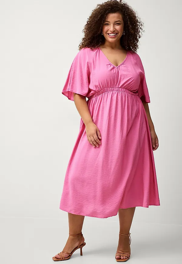 Ellos Plus collection - Klänning Malin - Rosa