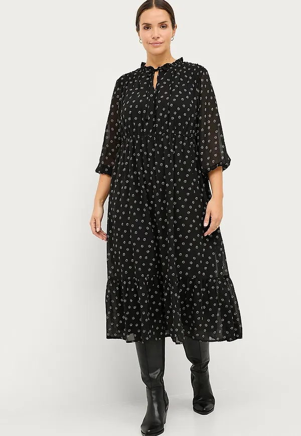 Ellos Plus collection - Klänning Malva - Svart