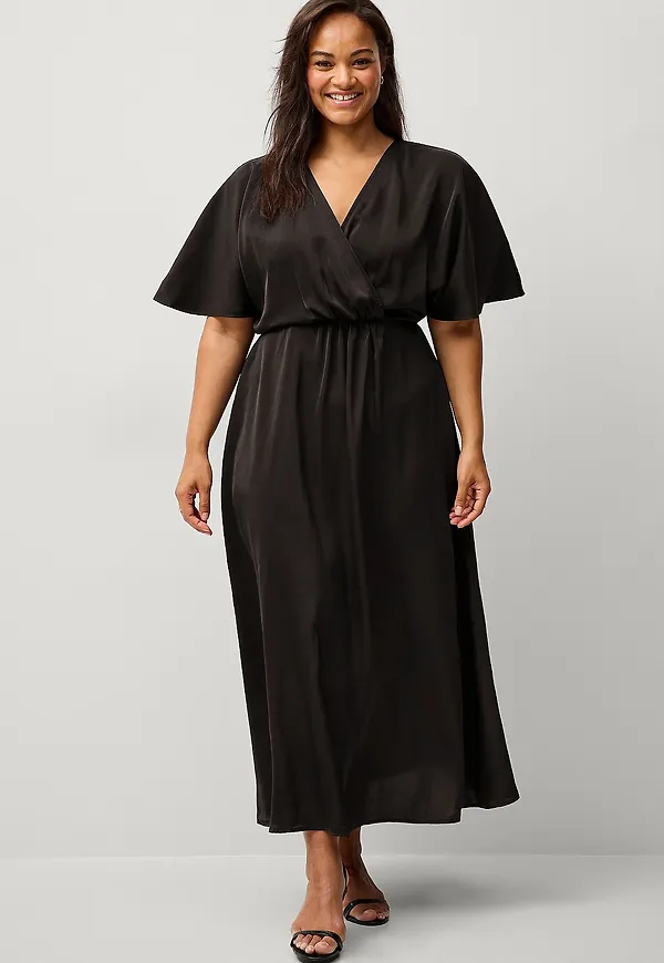 Ellos Plus collection - Maxiklänning Belle - Svart