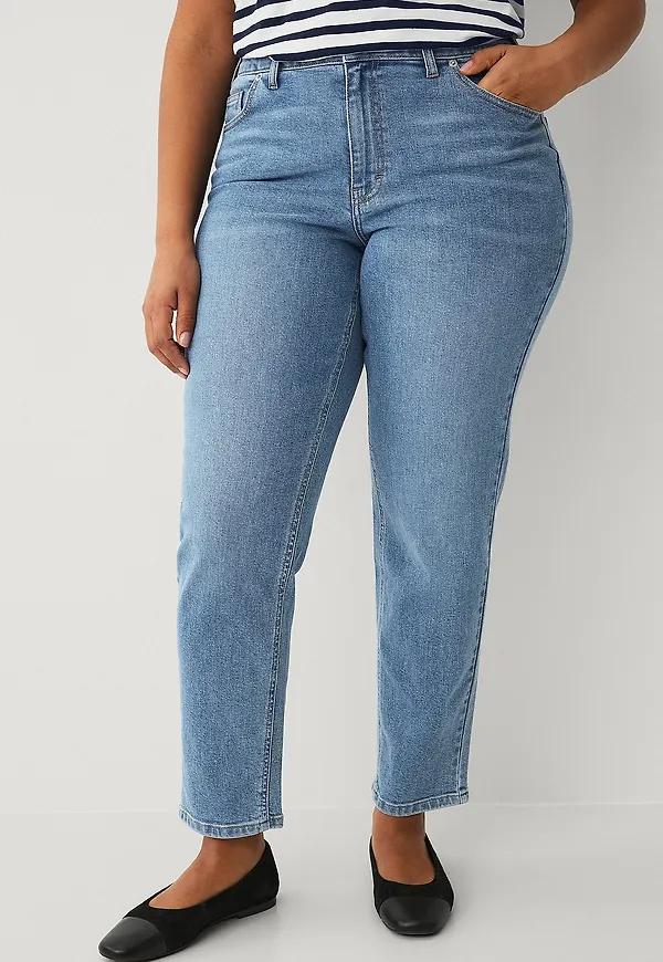 Ellos Plus collection - Mom-jeans - Blå