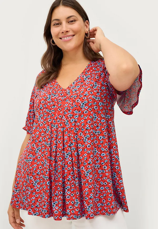 Ellos Plus collection - Topp Anette - Röd
