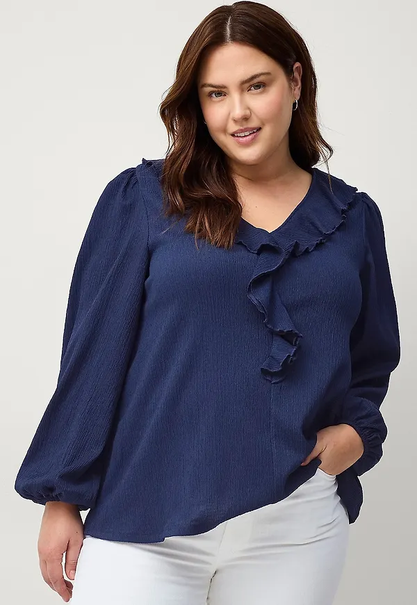 Ellos Plus collection - Topp Elina - Blå