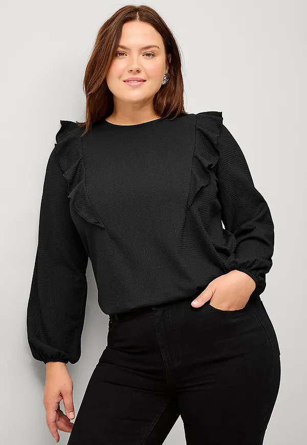 Ellos Plus collection - Topp Elvir - Svart