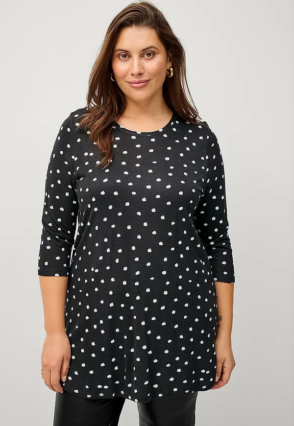 Ellos Plus collection - Tunika med a-linjeform - Svart