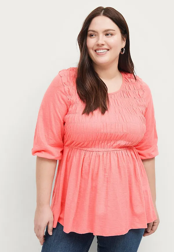 Ellos Plus collection - Tunika Bell - Rosa