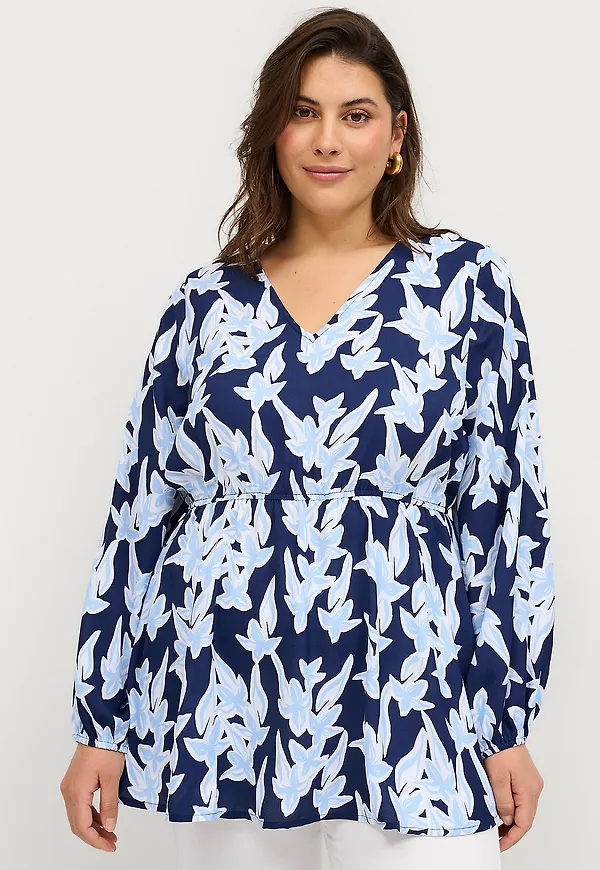 Ellos Plus collection - Tunika Cilla - Blå