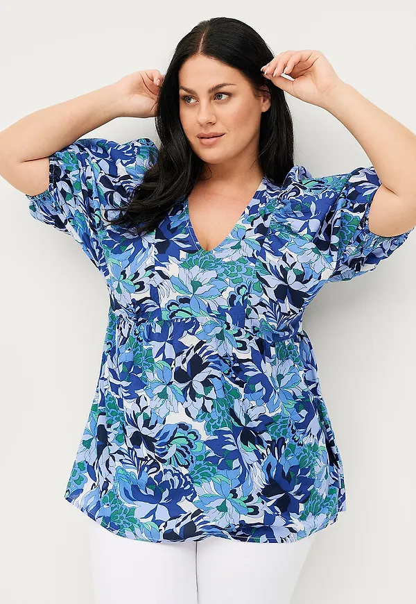 Ellos Plus collection - Tunika Mia - Blå