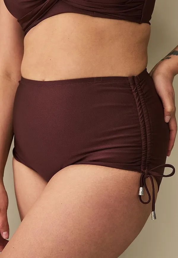 Ellos Plus collection - Bikinitrosa med maximodell - Brun