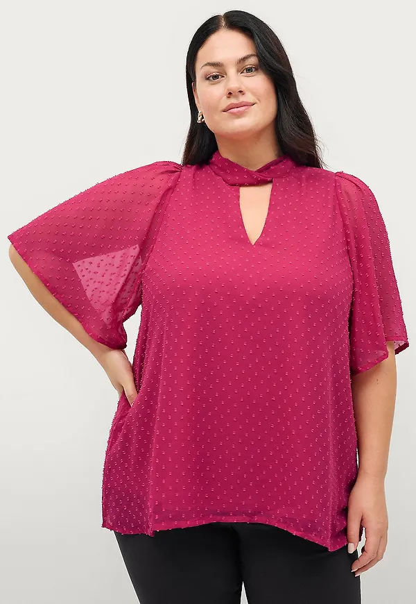 Ellos Plus collection - Blus Sigrid - Lila
