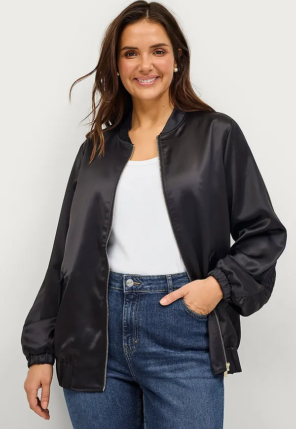 Ellos Plus collection - Bomberjacka Cissi - Svart