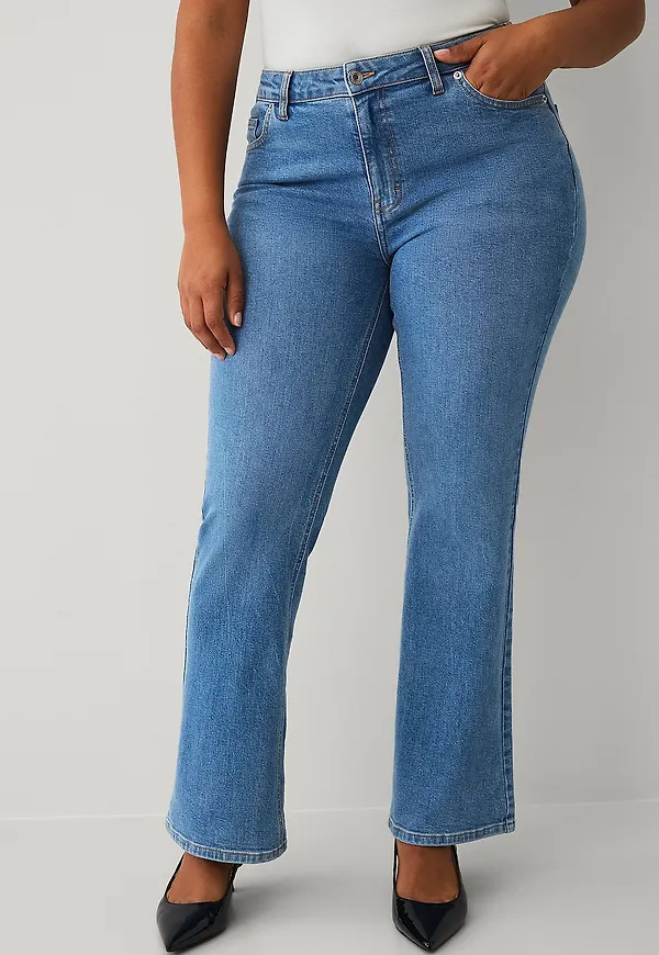 Ellos Plus collection - Bootcut jeans - Blå