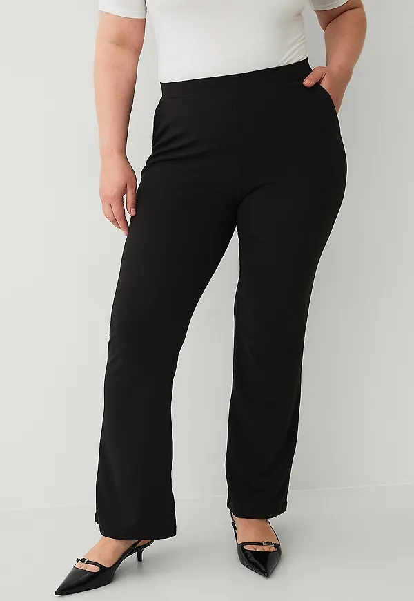 Ellos Plus collection - Bootcut leggings - Svart