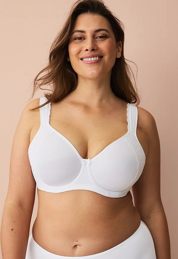 Ellos Plus collection - Bygel-bh Savannah - Vit