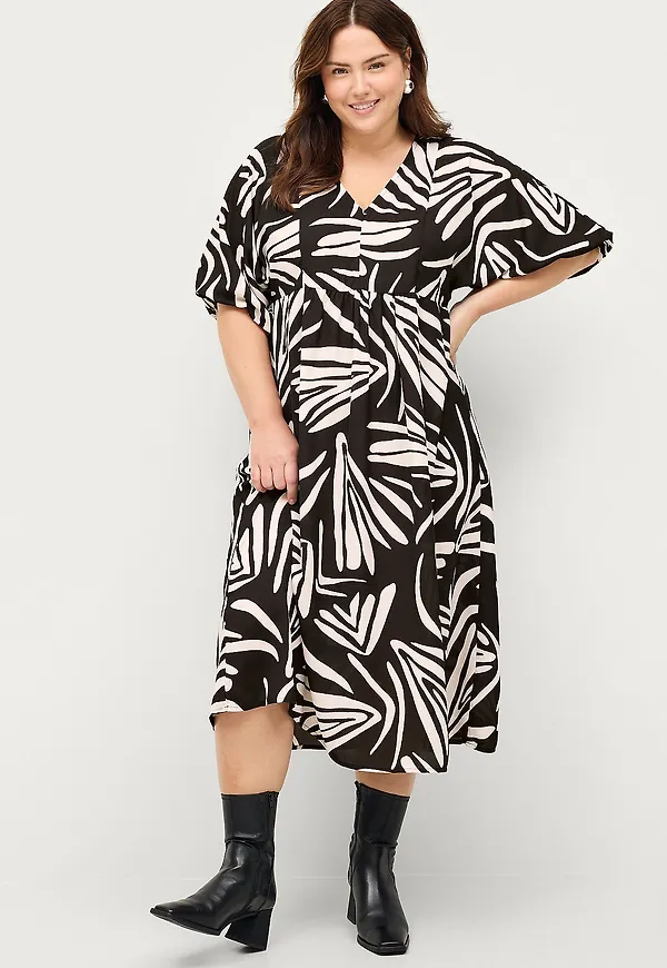 Ellos Plus collection - Klänning Cilla - Svart
