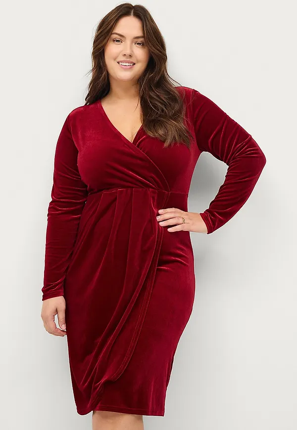 Ellos Plus collection - Klänning Linda - Röd