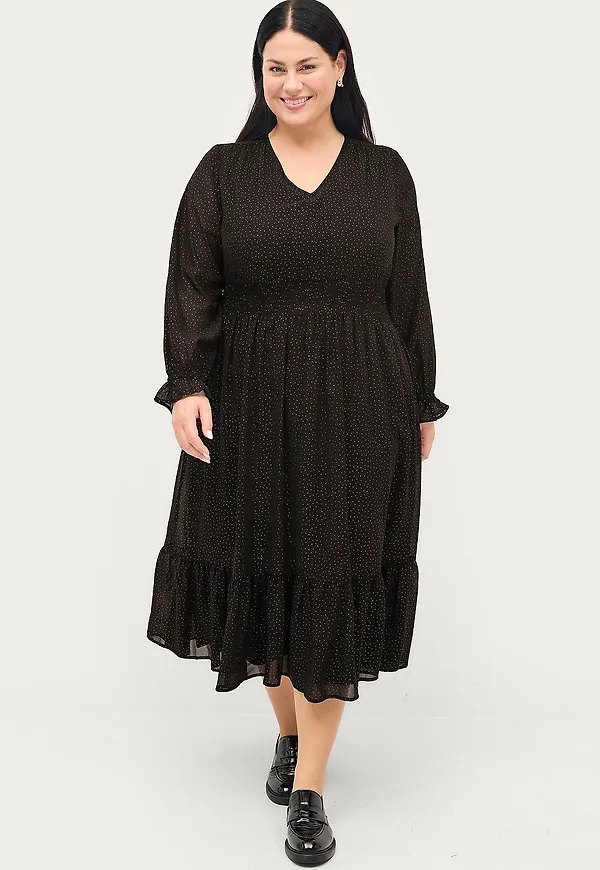 Ellos Plus collection - Klänning Valentina - Svart