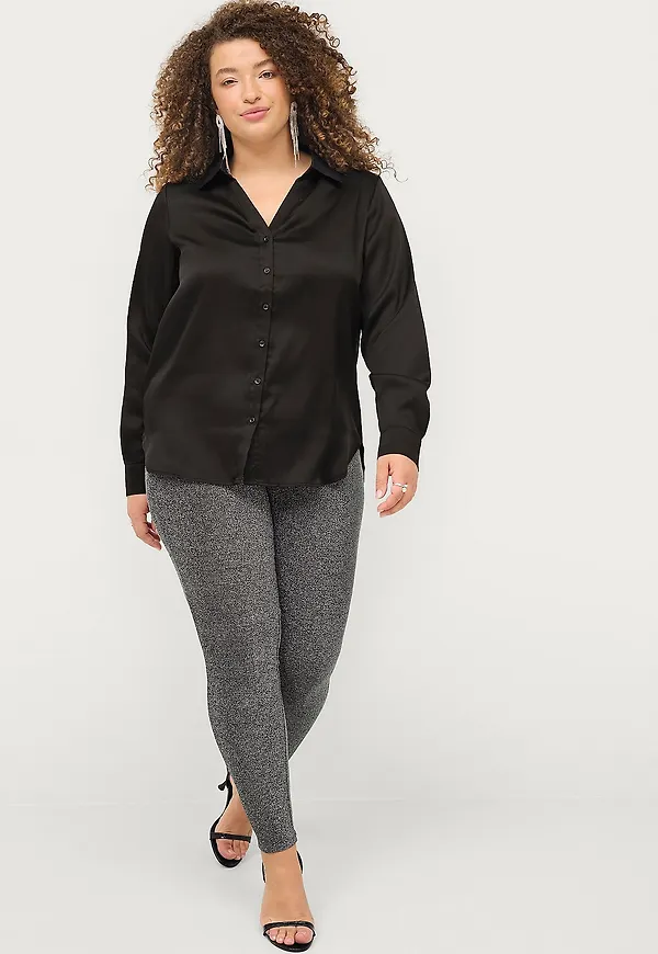 Ellos Plus collection - Leggings Lana - Svart