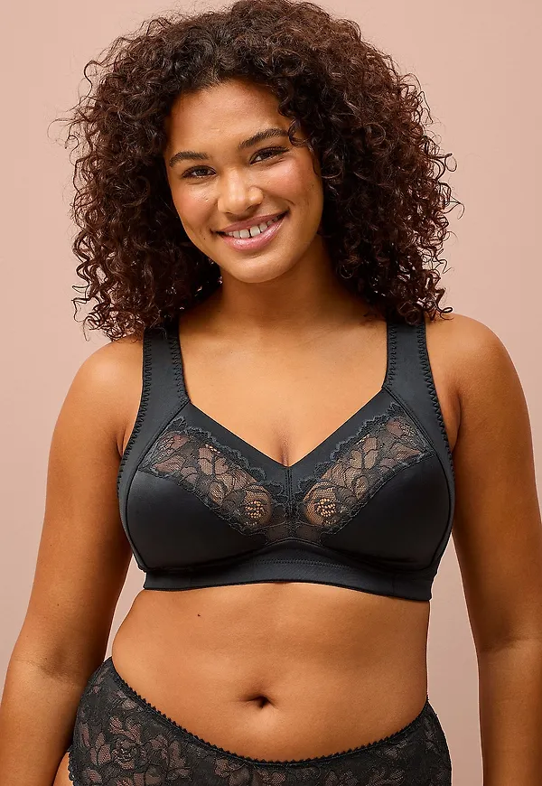 Ellos Plus collection - Mjuk-bh Ruby - Svart