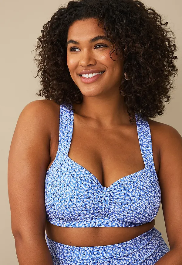 Ellos Plus collection - Mjuk bikini-bh - Blå