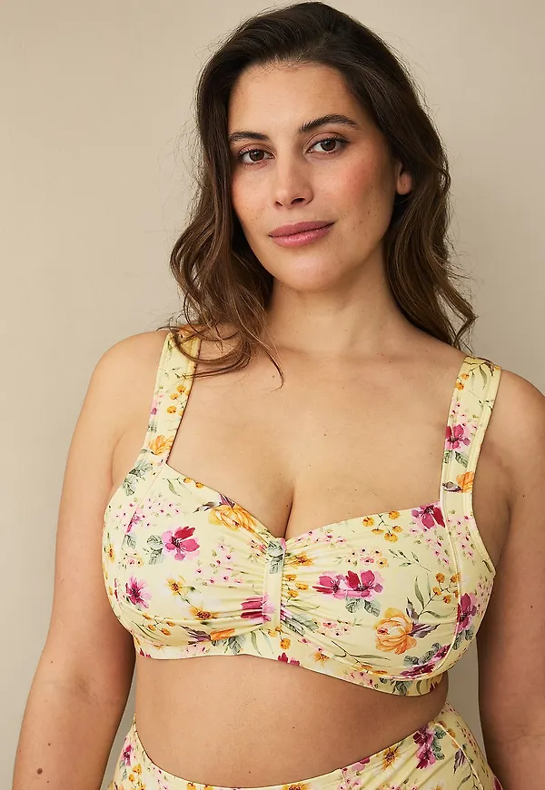 Ellos Plus collection - Mjuk bikini-bh - Gul