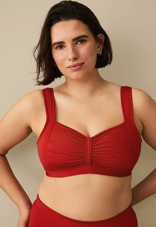 Ellos Plus collection - Mjuk bikini-bh - Röd