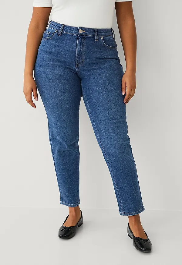 Ellos Plus collection - Mom-jeans - Blå