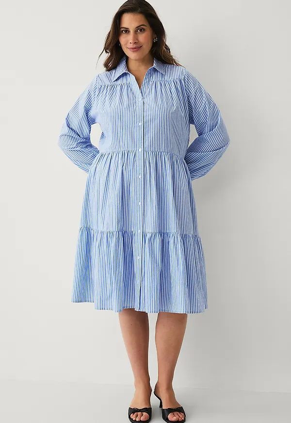 Ellos Plus collection - Skjortklänning - Blå