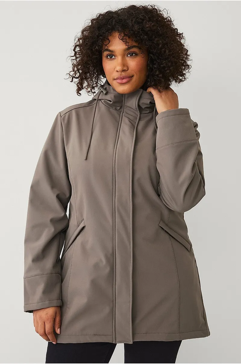 Ellos Plus collection - Softshelljacka - Brun