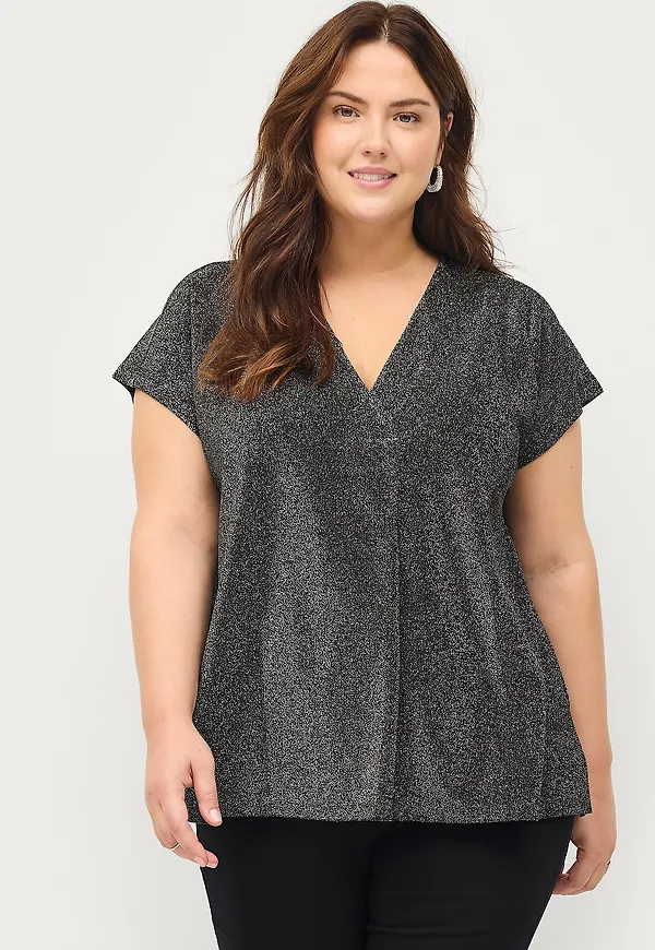 Ellos Plus collection - Topp Louise - Silver