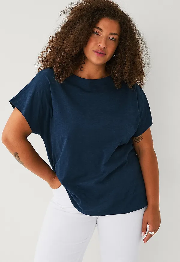 Ellos Plus collection - Topp med holkärm - Blå